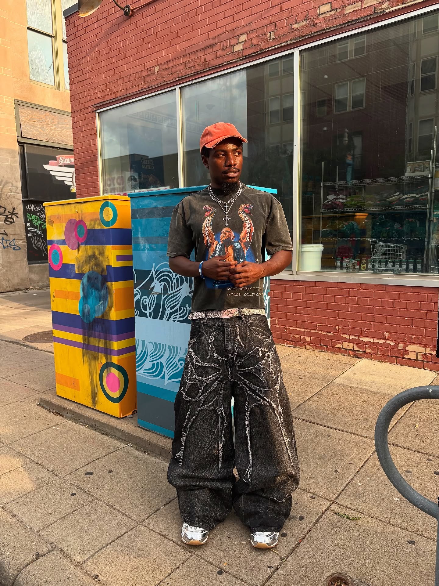 VG lookbook — Stone Cold tee street style