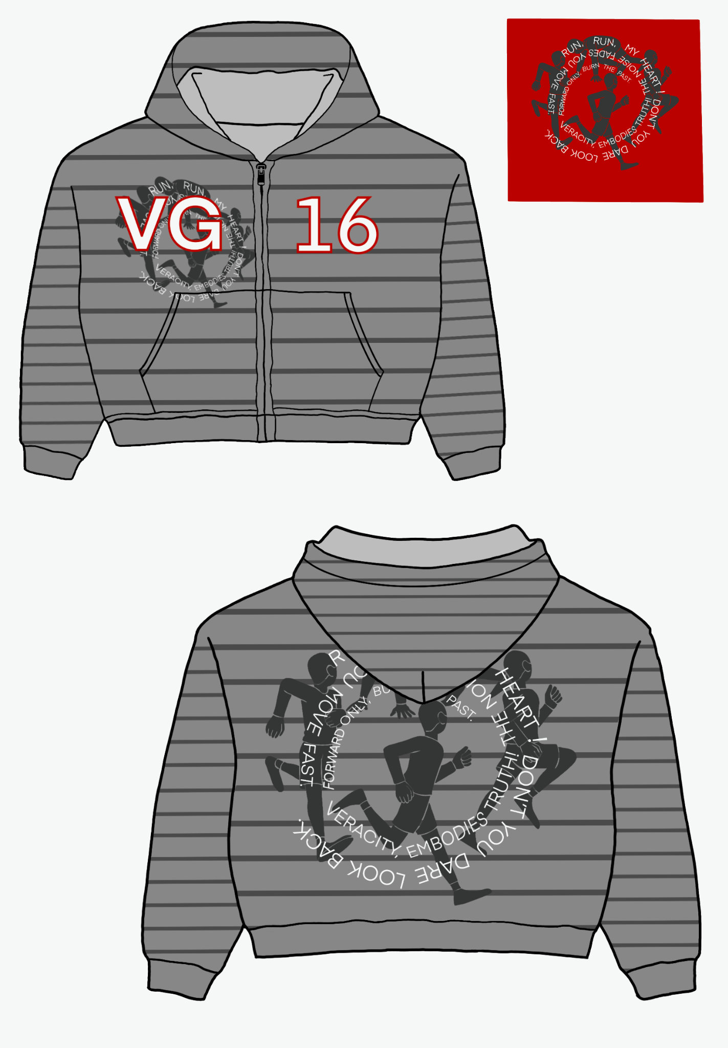 Move Fast Zip Hoodie